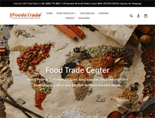 Tablet Screenshot of foodstrade.com